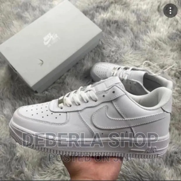 All White Nike Air Force 1 · Photo 1