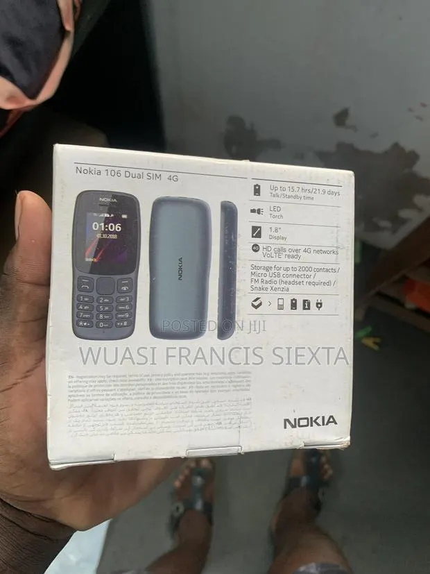New Nokia 105 Black