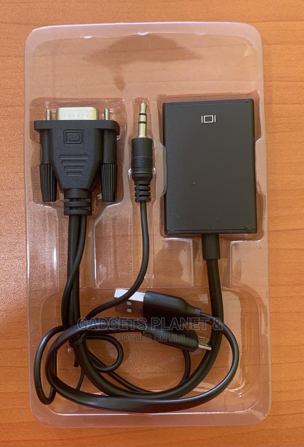 VGA Male to HDMI Female Active Adapter + USB Power Audio · Photo 2