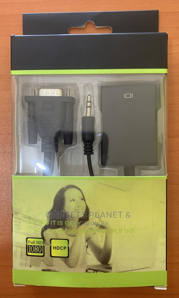 VGA Male to HDMI Female Active Adapter + USB Power Audio · Photo 1