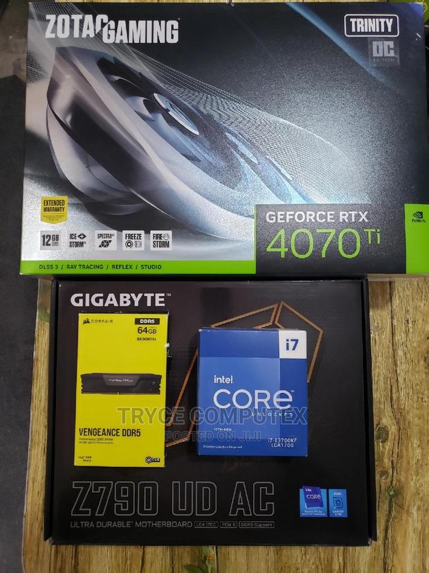 13th Generation I7, RTX 4070ti,Z790 Motherboard , 64gb Ddr5 · Photo 1