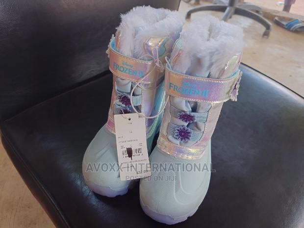 Disney Frozen II Purple White Thermolite Waterproof Boots · Photo 7