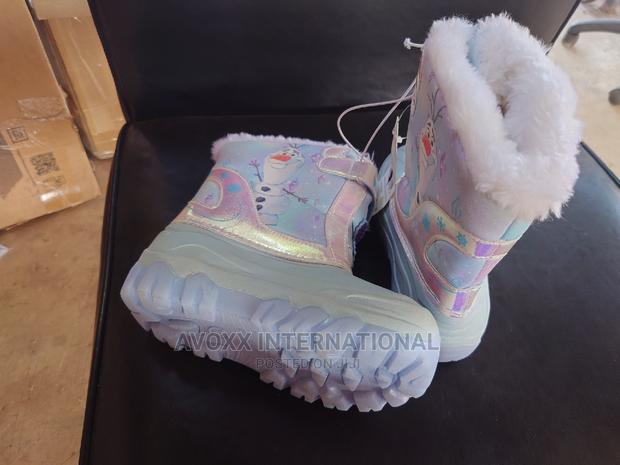 Disney Frozen II Purple White Thermolite Waterproof Boots · Photo 4