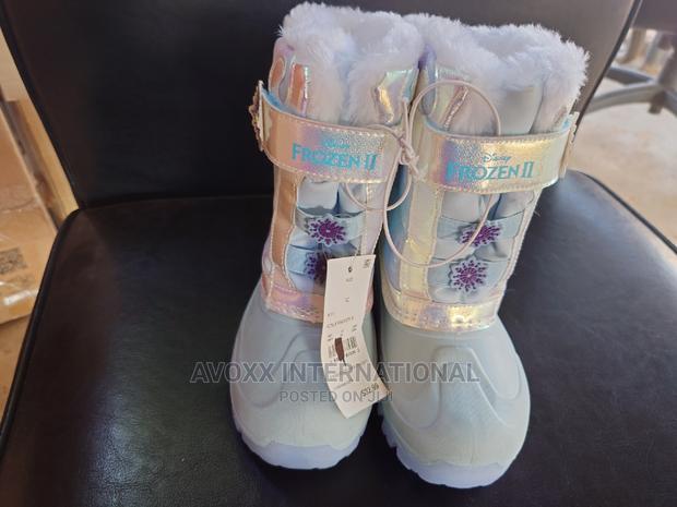 Disney Frozen II Purple White Thermolite Waterproof Boots · Photo 2