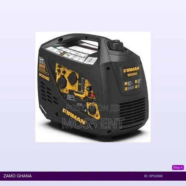 Generator Gasoline 2.0kw Inverter - Sps2000i · Photo 1