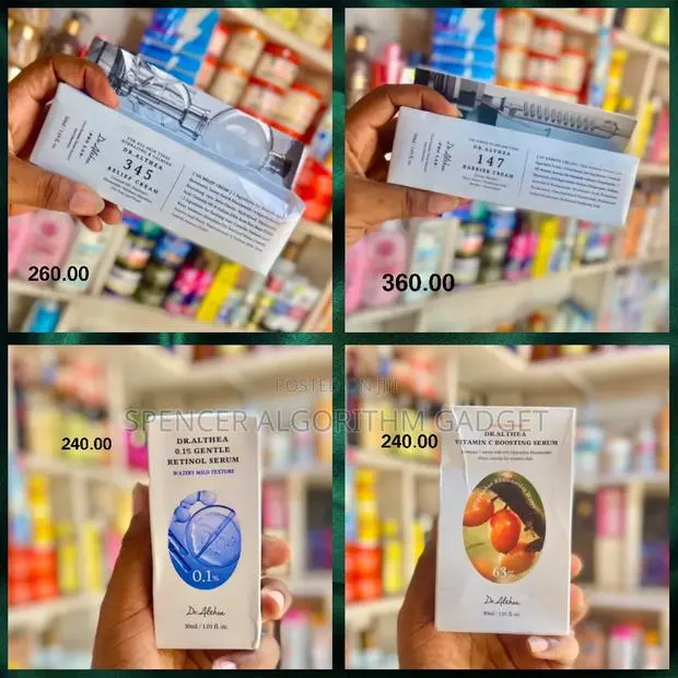 Dr Althea 147 Barrier Cream/345 Relief Cream/Retinol/Vitamin C Serum · Photo 1