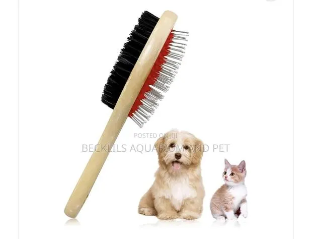 2 in 1 Quality Wooden Dog Brush · Photo 1
