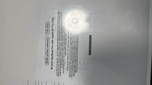 New Laptop Apple MacBook Pro 2021 M1 16GB Apple M1 Pro SSD 1T · Photo 3