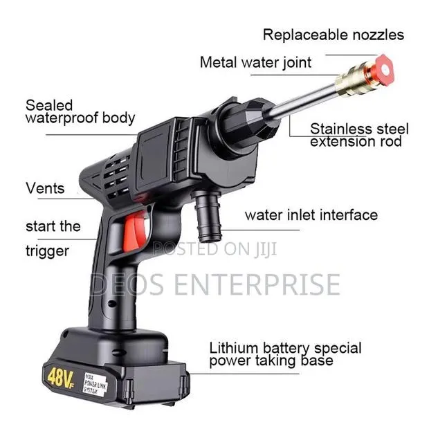 High Pressure Cordless Car Washer Spray Kit · Photo 1