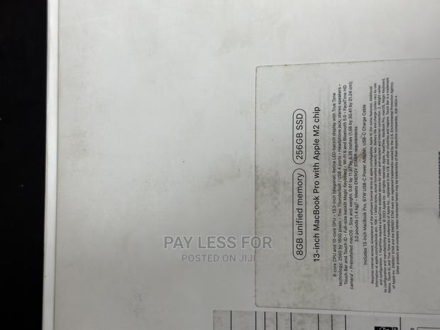 Laptop Apple MacBook Pro 8GB Apple M2 SSD 256GB · Photo 3