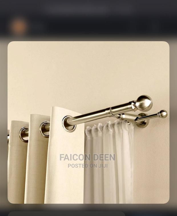 Extendable Quality Double Window Rods (In Diff Colors Size · Photo 1