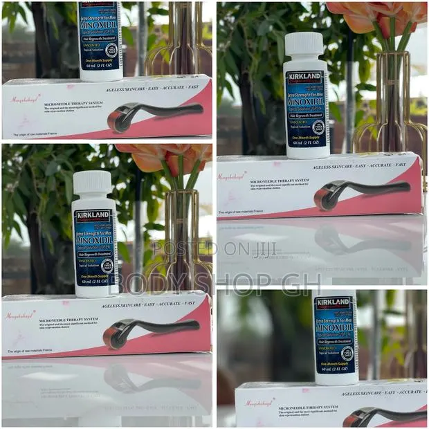 Derma Roller + Kirkland Minoxidil for Beard and Hairline · Photo 1