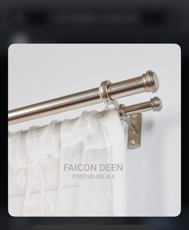 Extendable Double Window Curtains Rods/Bar · Photo 1