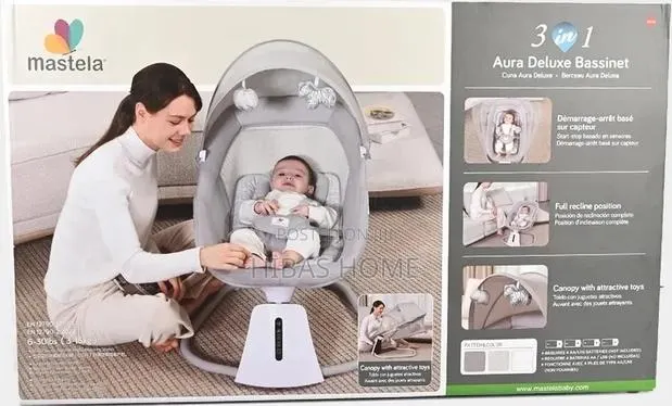 Mastela 3-in-1 Aura Deluxe Bassinet With Mosquito Net · Photo 1