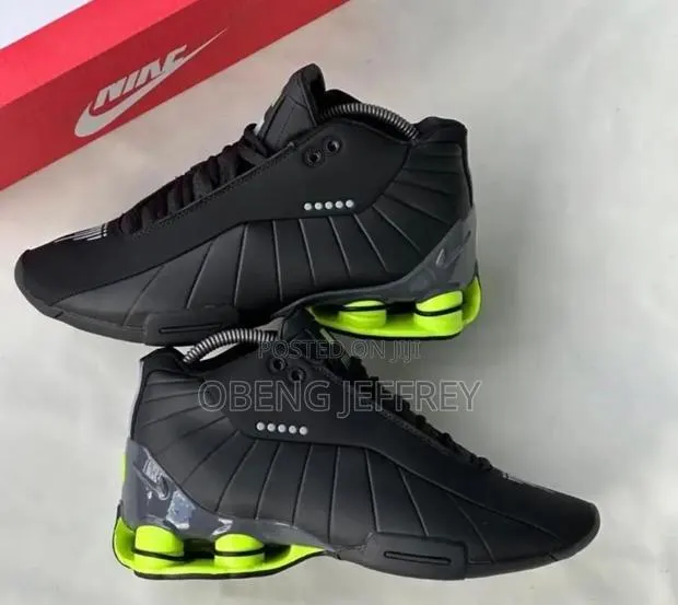 Original Nike Shox BB4 Black, Neon Green · Photo 1