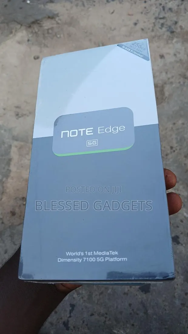 New Infinix Note Edge 256 GB Gray · Photo 1