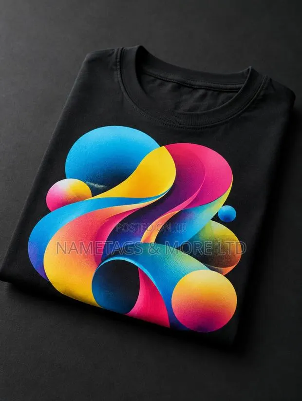 Custom Printed T-Shirts With Your Design, Full Colour DTF · Photo 1