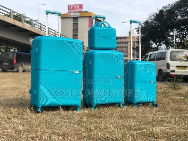 4piece Sets Luggage Expandable Suitcase Luggage (Green) · Photo 1