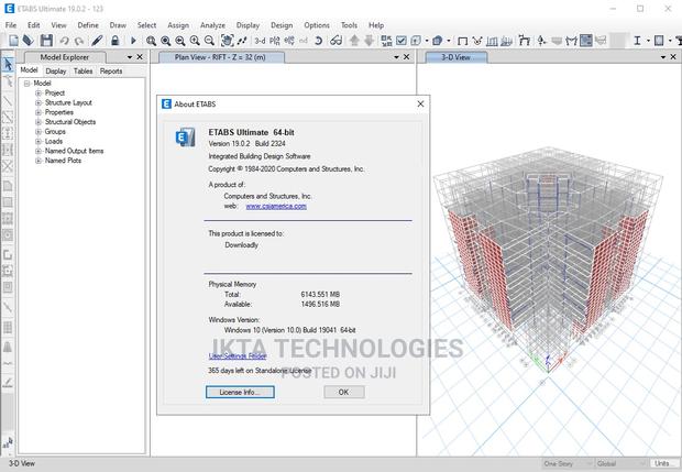 ETABS Ultimate 20 Buildings, Structural Analysis and Designs · Photo 2