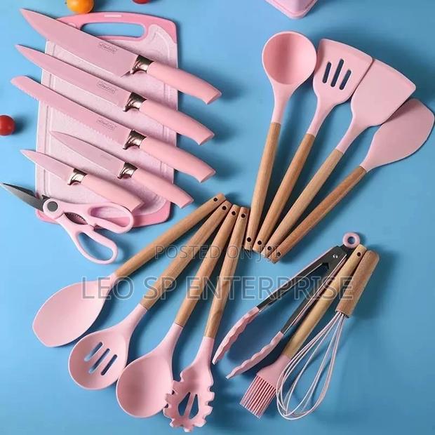 19pcs Silicon Kitchen Tool Sets for Non Stick Cookware Sets. · Photo 6