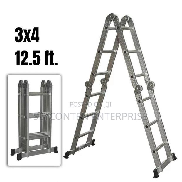 4x3 Steps Foldable Aluminium Ladder · Photo 1