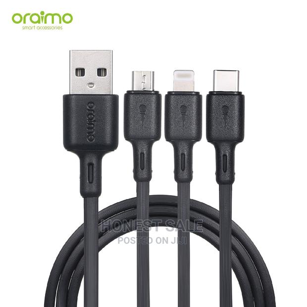 3 in 1 Data Cable (Oraimo X92) · Photo 1