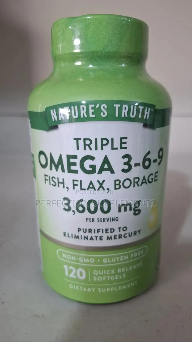 Nature's Truth Omega 3-6-9, 120 Softgels · Photo 1