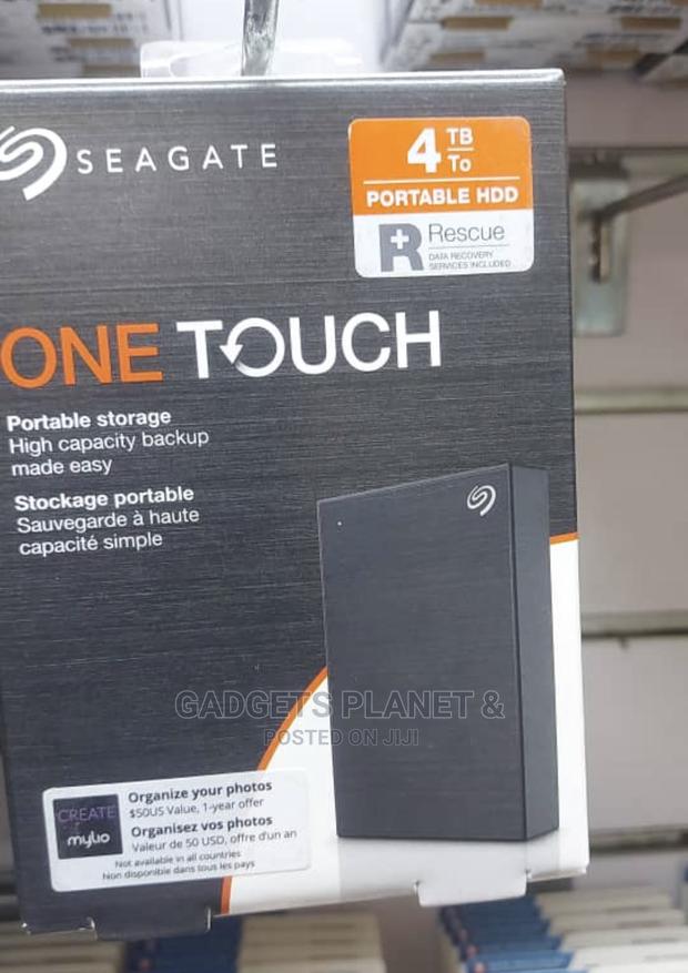 Seagate One Touch 4 Terabyte External Hard Drive · Photo 1
