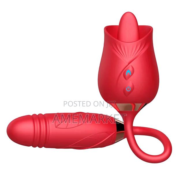 Rose Tongue Licking / Sucking Vibrator Dildo Sex Toy · Photo 3
