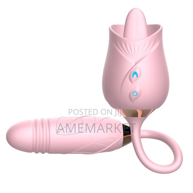 Rose Tongue Licking / Sucking Vibrator Dildo Sex Toy · Photo 2