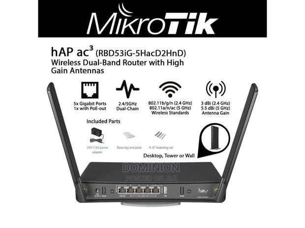 Mikrotik Hap Ac3 Dual Band Wi-Fi Access Point | Routers · Photo 1