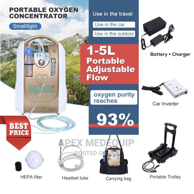 Portable Rechargeable Oxygen Concentrator 5L ( Travel) · Photo 1