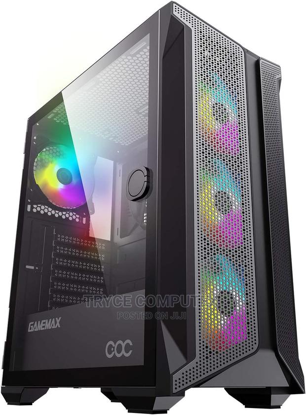 Gamemax Brufen Mid -Tower ATX ARGB PC Gaming Case, Tempered · Photo 1