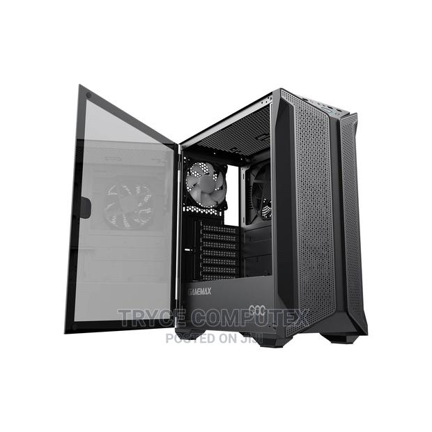 Gamemax Brufen Mid -Tower ATX ARGB PC Gaming Case, Tempered · Photo 2