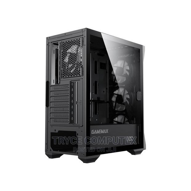 Gamemax Brufen Mid -Tower ATX ARGB PC Gaming Case, Tempered · Photo 3