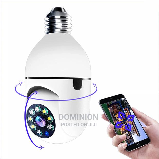 Wifi Wireless Light Bulb Camera 1080p 360 Degree 2.4ghz Dome · Photo 2