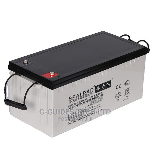 Sealead 12v 200ah Ups Battery, 12v 200ah Deep-Cycle Gel Battery · Photo 1