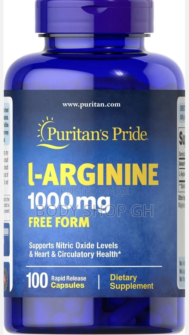 Arginine 1000mg Capsule Supplements for Men Women - Nitric Oxide · Photo 1
