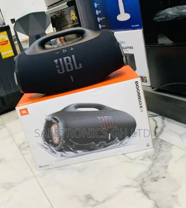 Authentic Sleek JBL Boombox 4 Powerful, Portable Bluetooth Speaker · Photo 1