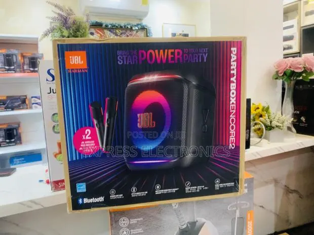Rich Sound Good 2 Microphones JBL Party Box Encore 2 Potable · Photo 1