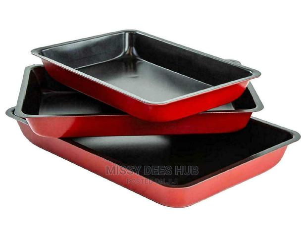 3pc Baking Roasting Tray Set · Photo 3