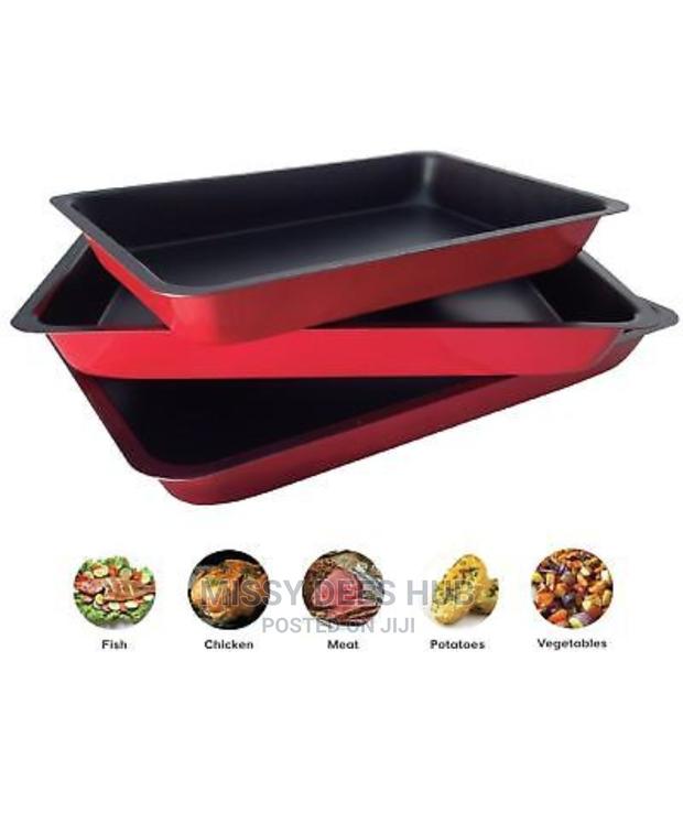 3pc Baking Roasting Tray Set · Photo 4