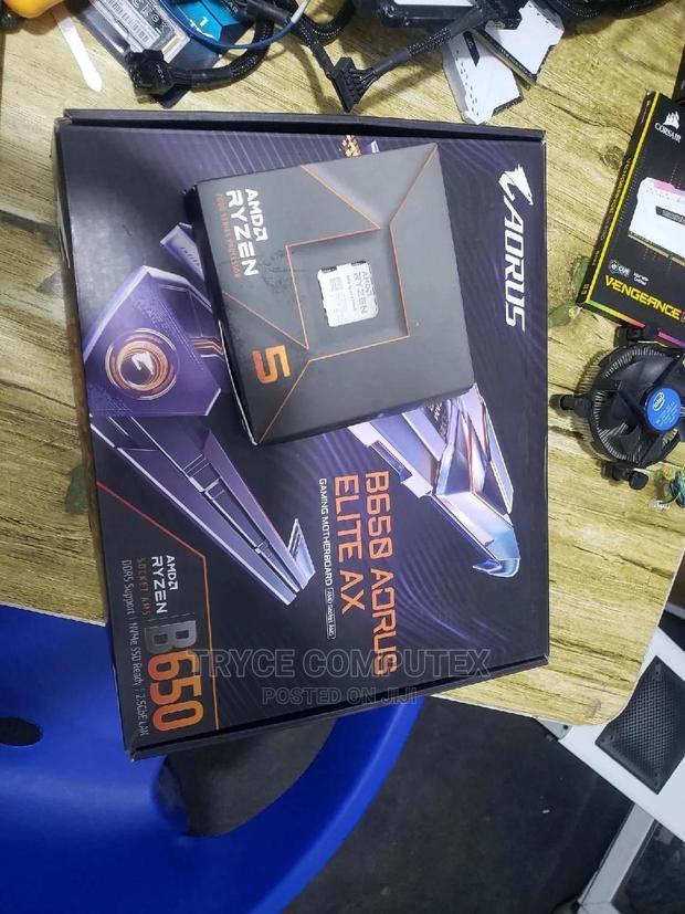 Amd Ryzen 5 7600x Cpu 4 B650 Aorus Elite Ax Motherboard · Photo 1