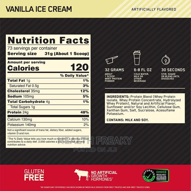 Whey Protein Isolate Gold Standard Whey 2lb · Photo 2
