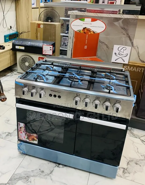 Top Class Mediatech 5 Gas Burner With Oven, Grill, and Auto Rotisserie · Photo 1