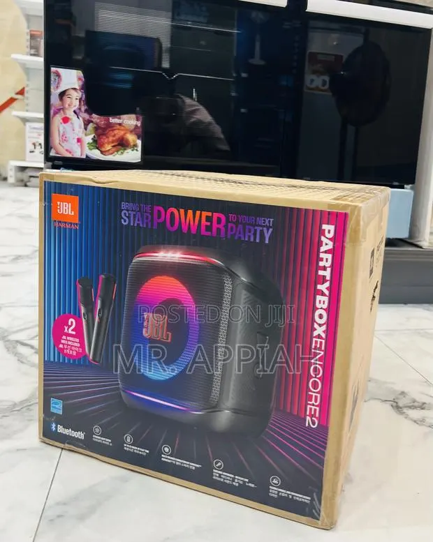 Shop Durable JBL Party Box Encore 2 Potable With 2 Mic · Photo 1