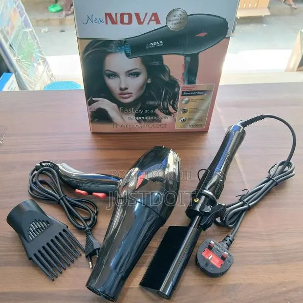 Waer Hot Comb With Curler + Nova Hair Dryer · Photo 1