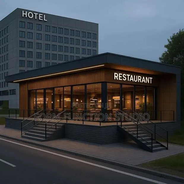 Restaurant Building Plan 13 · Photo 1