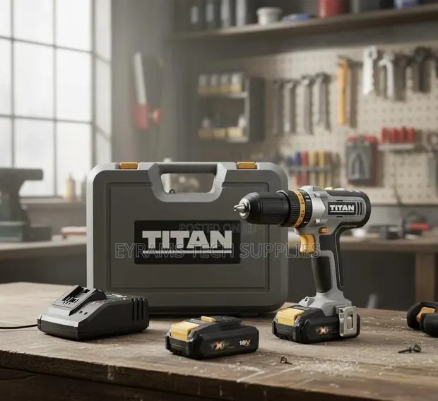 Titan Tti884com 18v 2 X 2.0ah Li-Ion TXP Cordless Combi Drill · Photo 1