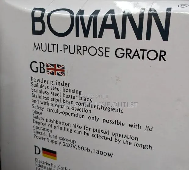 Bomann 2000g Commercial Grinder, Multi Purpose Grator · Photo 3